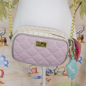 SALE Betsy Johnson Lilac crossbody NWT